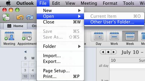 Import Calendar Outlook For Mac